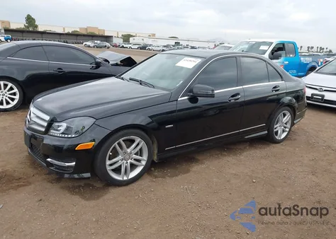 2012 Mercedes-Benz C 250 Luxury/Sport from USA, damaged, VIN WDDGF4HB3CA598292